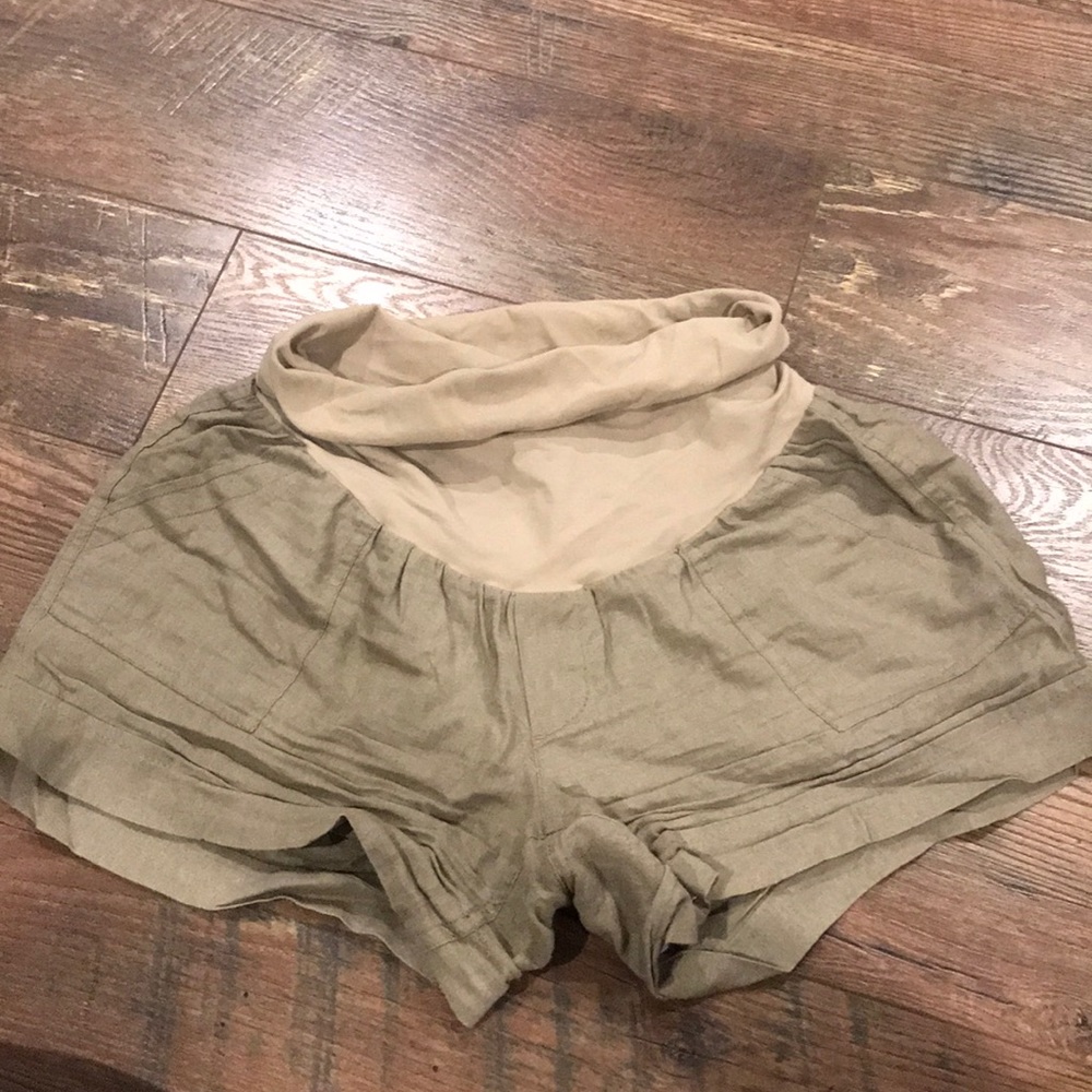 Linen Maternity Shorts 🤰